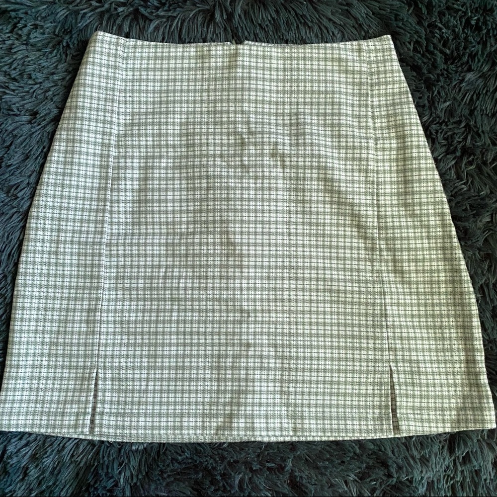 brandy melville sage green cara skirt